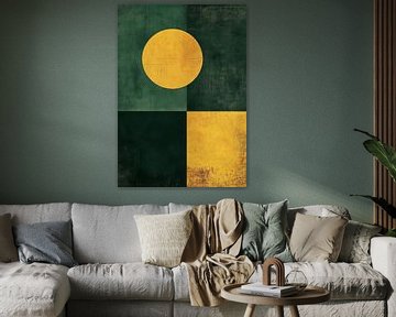 Bauhaus green yellow