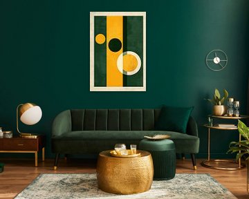 Bauhaus green yellow by Niklas Maximilian
