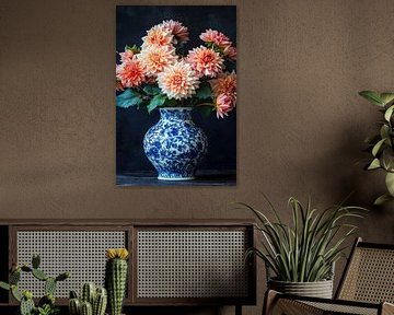 Summer Dahlias's on vase