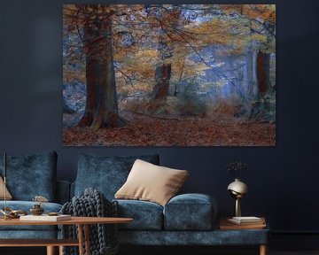 Herfst in het bos van Nick Holland