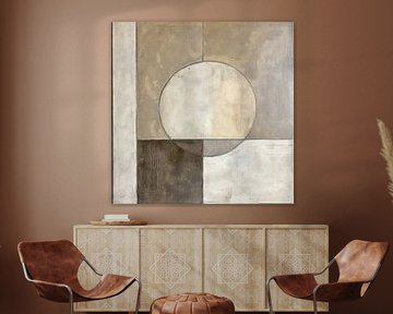 Layered Silence - Japandi Work in Neutral Shades by Whale & Sons