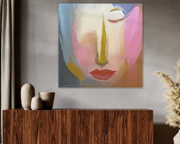 Abstract in pastel - Still moment by Gisela- Art for You