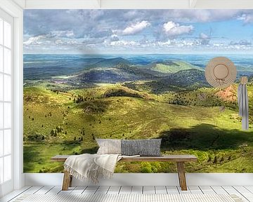 Auvergne volcano landscape by Voss photography