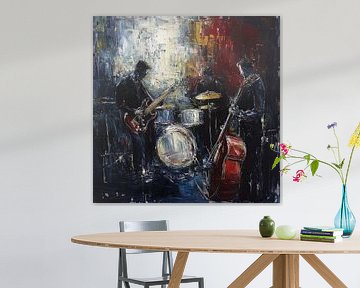Abstracte muzikanten van TheXclusive Art