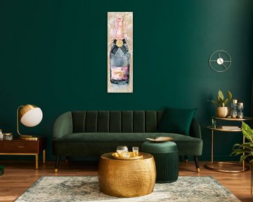 Champagne Pink long von Atelier Paint-Ing