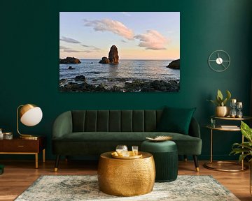 Majestic Sicilian coast in Aci Trezza by Silva Wischeropp