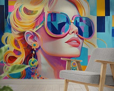 Example of the artwork in a room