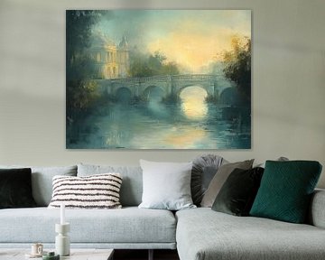Ochtendlicht Brug van ARTEO Schilderijen