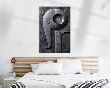 Olifant Abstract Sculptuur van Jacky