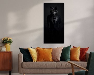 Wolf in Bespoke - Wolf en costume Hugo Bazen sur Surreal Media
