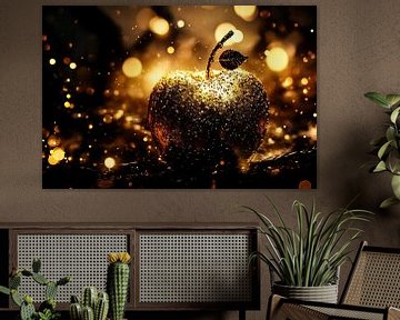 Gouden appel met glinstering van Imperial Art House