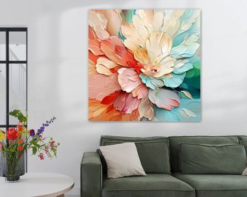 Pastel Bloem II van Jacky