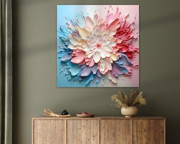 Pastel Bloem III van Jacky