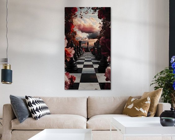 Example of the artwork in a room