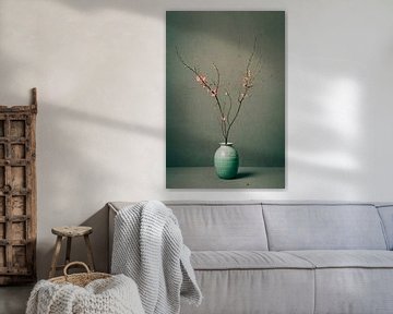 Still Life with Japanese Quince, 2025 van Rogier Kwikkers