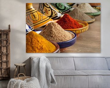 Diversity of Moroccan ground spices by Frans Rombout