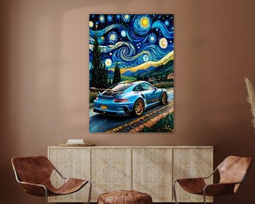 The Porsche 911 GT3 RS Blue- Starry Night Edition by MIROKKU