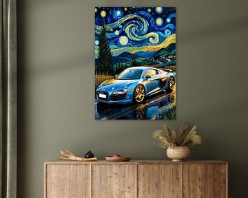 The Audi R8 - Starry Night Edition by MIROKKU