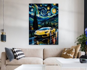 De Lamborghini Murciélago - editie Sterrennacht van MIROKKU