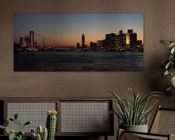 Skyline Rotterdam Breed van Sjaak Kooijman