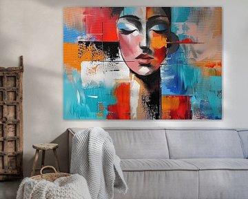 Vrouw Kleur van Kunst Kriebels