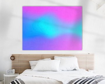 Harmony of Turquoise and Pink by Modern Collection