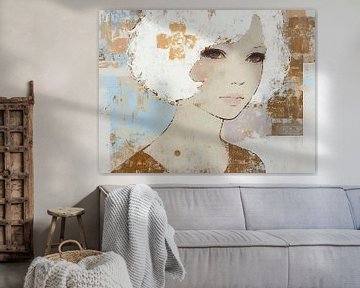 Vrouwenportret | Urban Serenity van De Mooiste Kunst