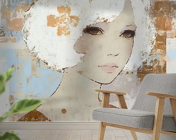 Women's portrait | Urban Serenity by Wonderful Art