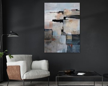 Abstract minimalistisch schilderij van Abstract Schilderij
