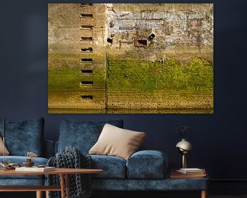 Beton en baksteen in het Buizengat van Frans Blok - foto's, kunst en andere wanddecoratie