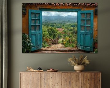 look through the window