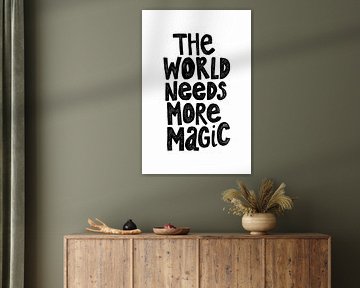 More Magic Black-and-white illustration handwritten by HelloHappylife