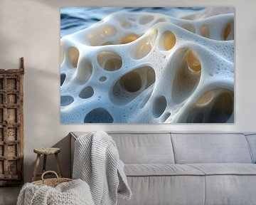 driedimensionale fantasie achtergrond abstracte vormen en structuren van Egon Zitter