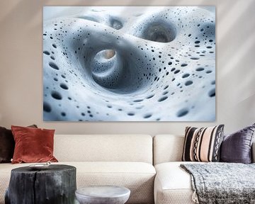 driedimensionale fantasie achtergrond abstracte vormen en structuren van Egon Zitter