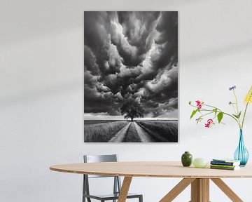 Eenzame Boom in de Storm van HyggeHavn
