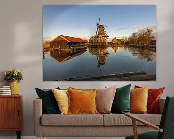 Molen de Rat in IJlst – Reflectie in het water van KB Design & Photography (Karen Brouwer)