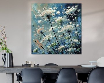 Bärenklaue & blau von Niek Traas