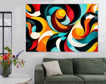 Colourful abstract moving patterns by Imperial Art House