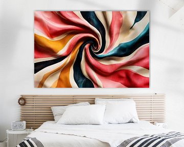 Colourful abstract dynamic design by Imperial Art House