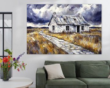 Verlaten huisje in Ierland van Frank Heinz