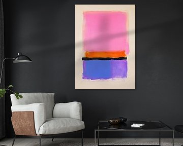 Dopamine Décor Abstract Pink Blue Modern by Niklas Maximilian