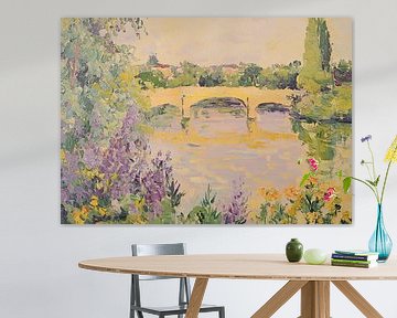 Impressionist Monet inspires pastel landscape by Niklas Maximilian