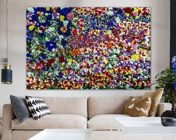 Zee van bloemen en bloesems