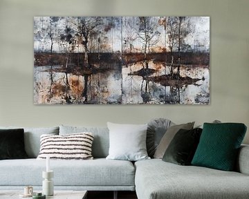 LANDSCHAP EXPRESSIONISME TWEELUIK 01/02 van AHAI depARTment