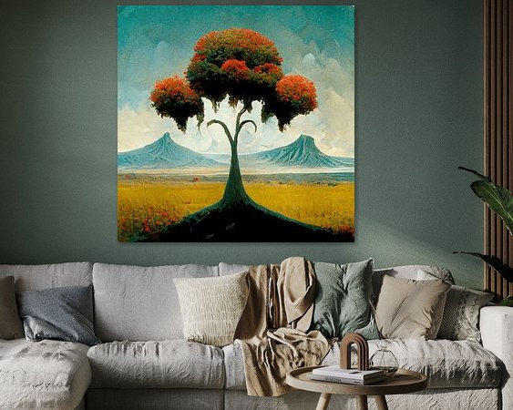 Example of the artwork in a room