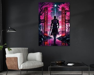 Cyberpunk Samurai Krijger van MIROKKU