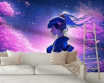 Anime Girl Goddes Neon von MIROKKU