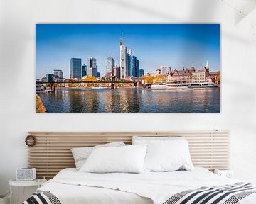 Frankfurt am Main in Panorama van Mustafa Kurnaz