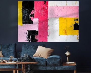 Kleurrijk abstract schilderij van Art & Soul Creations