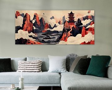 Asian landscape by Poster Art Shop